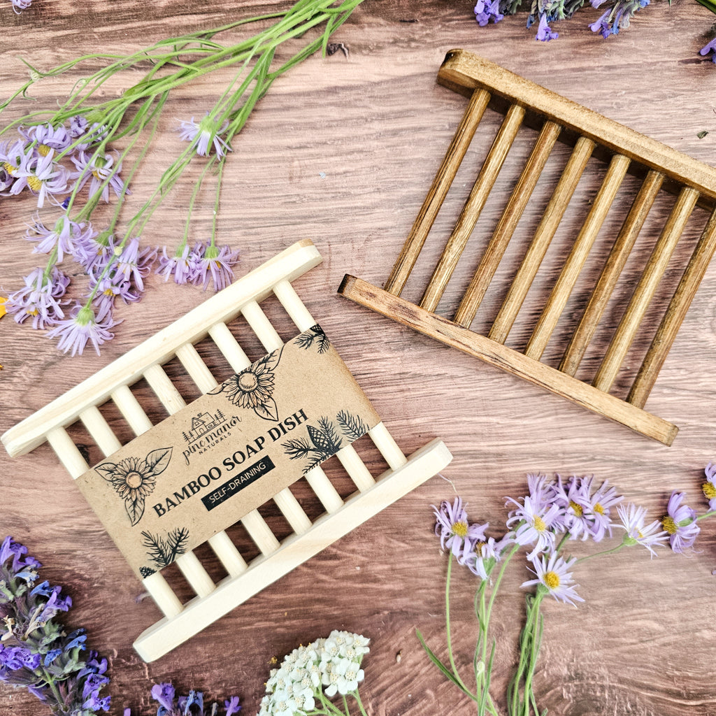 Bamboo Wood Soap Dish